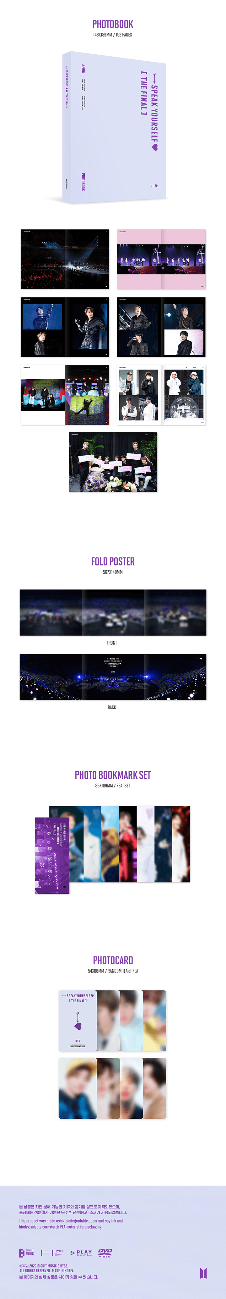 Image of BTS World Tour 'Love Yourself : Speak Yourself' [The Final] DVD