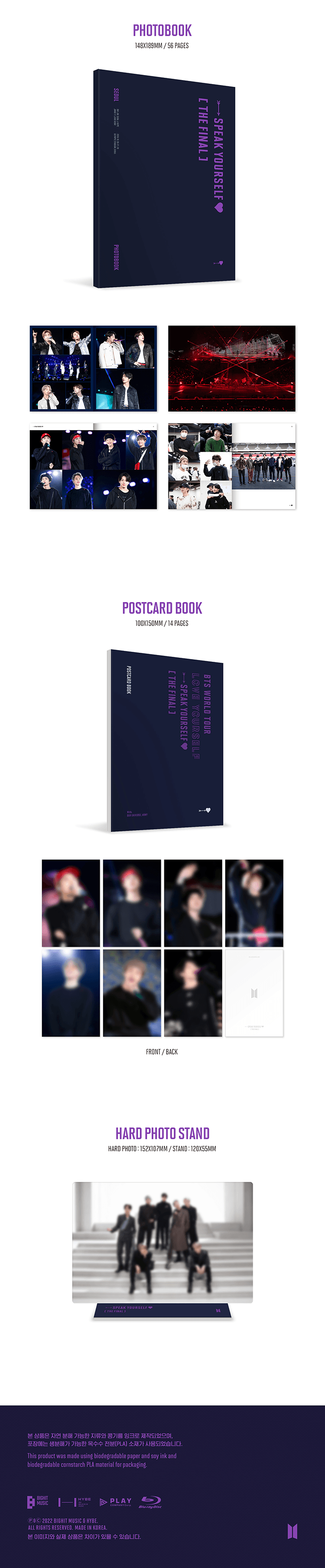 Image of BTS World Tour 'Love Yourself : Speak Yourself' [The Final] Blu-ray