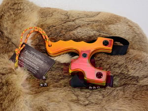 Image of Wooden Slingshot Tequila Sunrise the Menace, Catapult, Wood Slingshot, Unique Gift