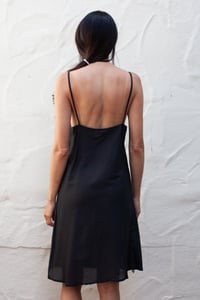 Image 4 of Cotton Silk Slip Black