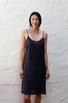 Cotton Silk Slip Black