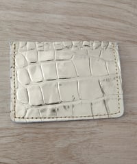 Image 1 of Porte carte en croco 