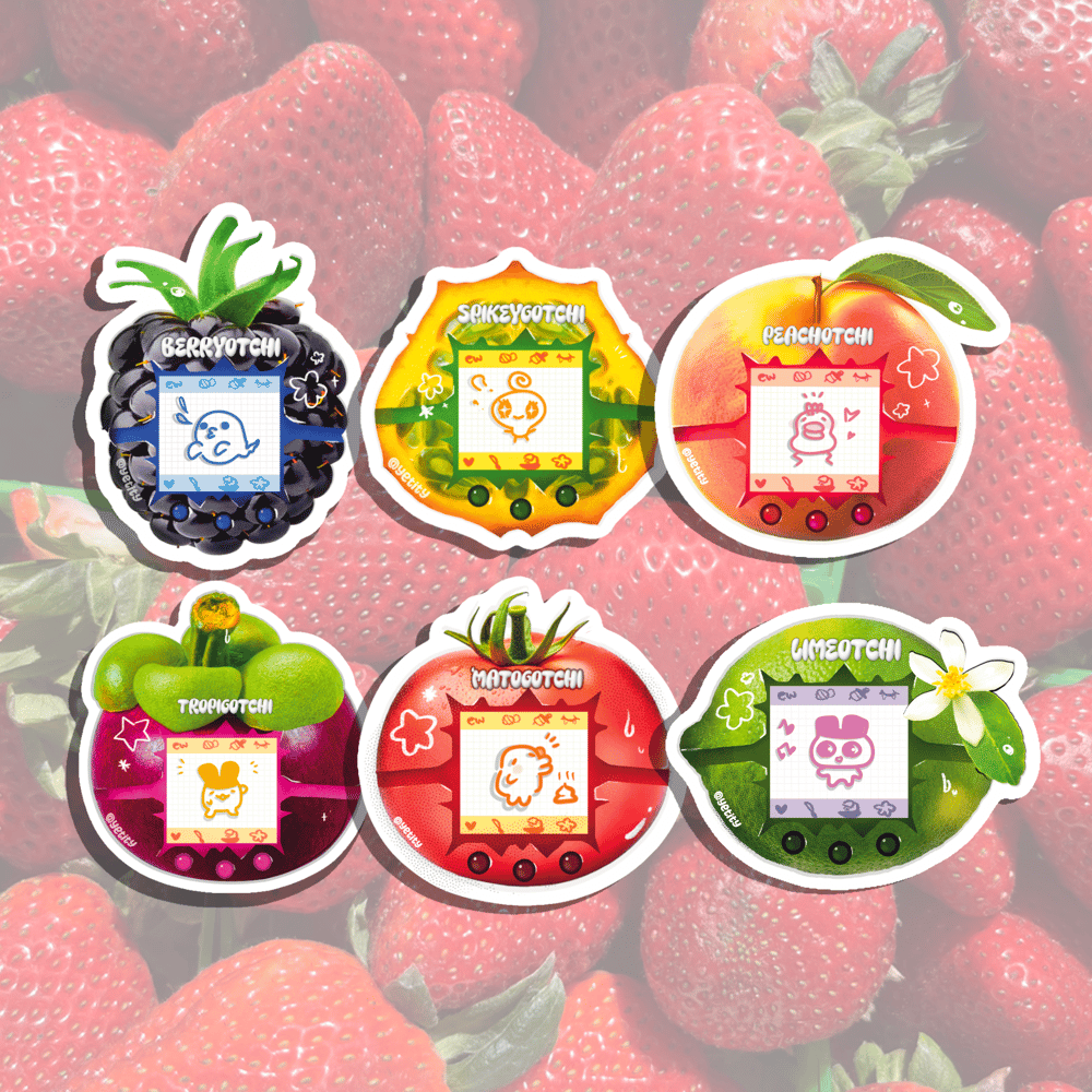 Image of Fruit-Gotchis Series