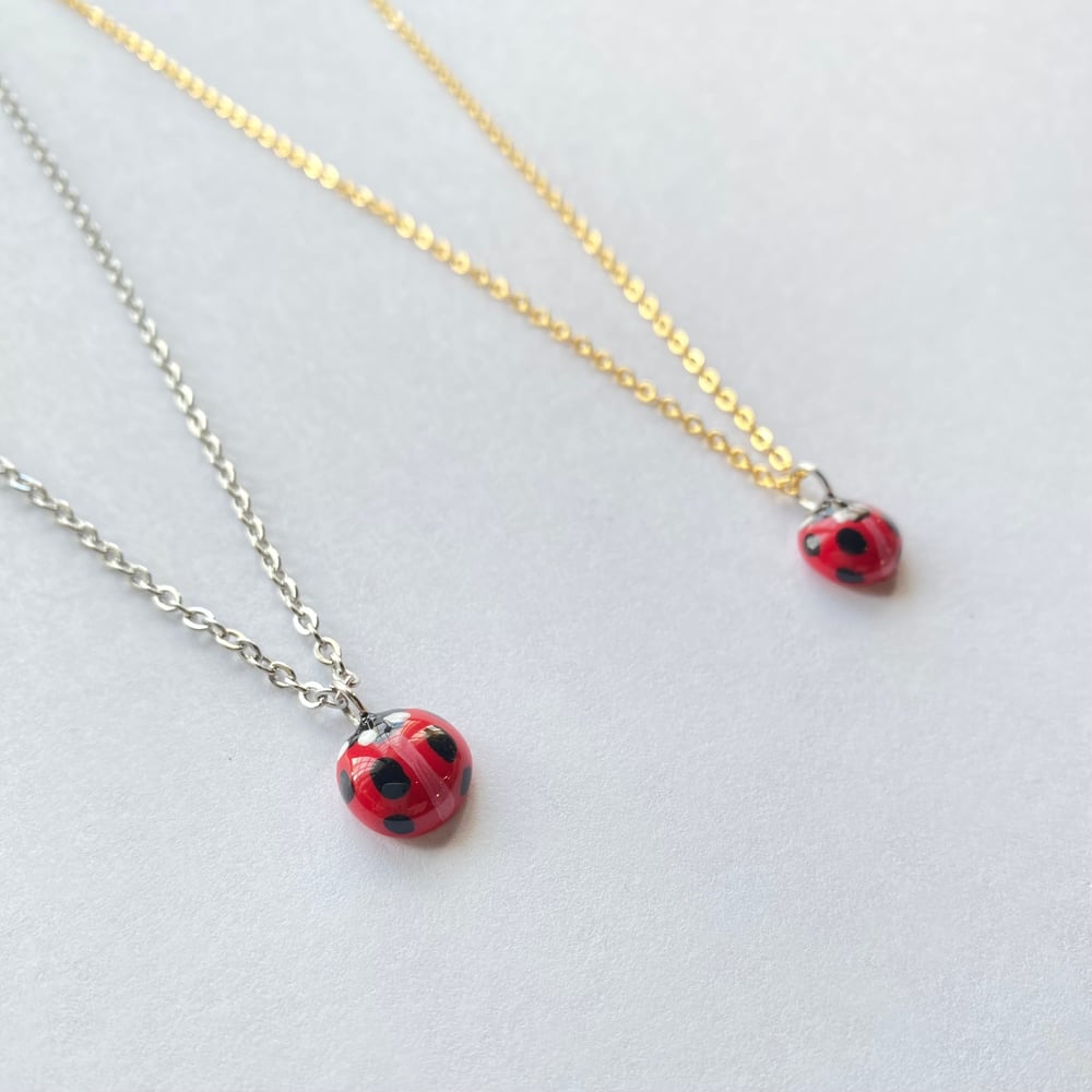 Lady Bug Necklace