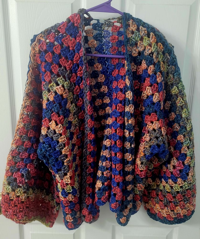 Image of Desert Crochet Cardigan Small to Medium