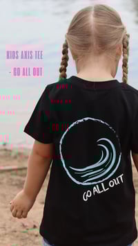 Image 4 of Kids Unisex Axis Tee - Blue  (was $35.00)
