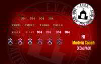 Modern FR Coach decal packs