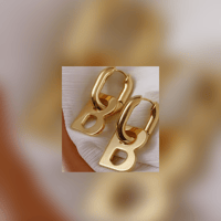 Image 1 of Golden BB Earrings 