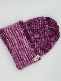 Image 2 of Mottled Mauve Beanie 