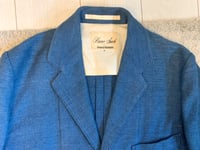 Image 2 of Haversack Japan vintage style yarn dyed indigo cotton blazer, size M (fits slim)