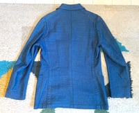 Image 5 of Haversack Japan vintage style yarn dyed indigo cotton blazer, size M (fits slim)