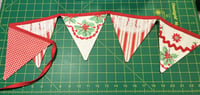 Image 4 of Vintage Christmas Hankies Bunting III