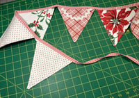 Image 5 of Vintage Christmas Tablecloth Bunting VII