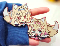 Image 1 of FuwaMoco Tail Wag Enamel Pin