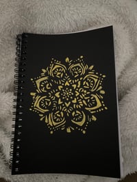 Image 1 of Mandala painted notebook 