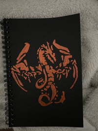 Image 1 of Dragon painted Notebook 