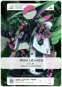 [PREORDER] IRON LEAVES 11" X 16" ART PRINT