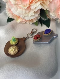 Image 2 of Fruit tart and pie platters keychains and magnets