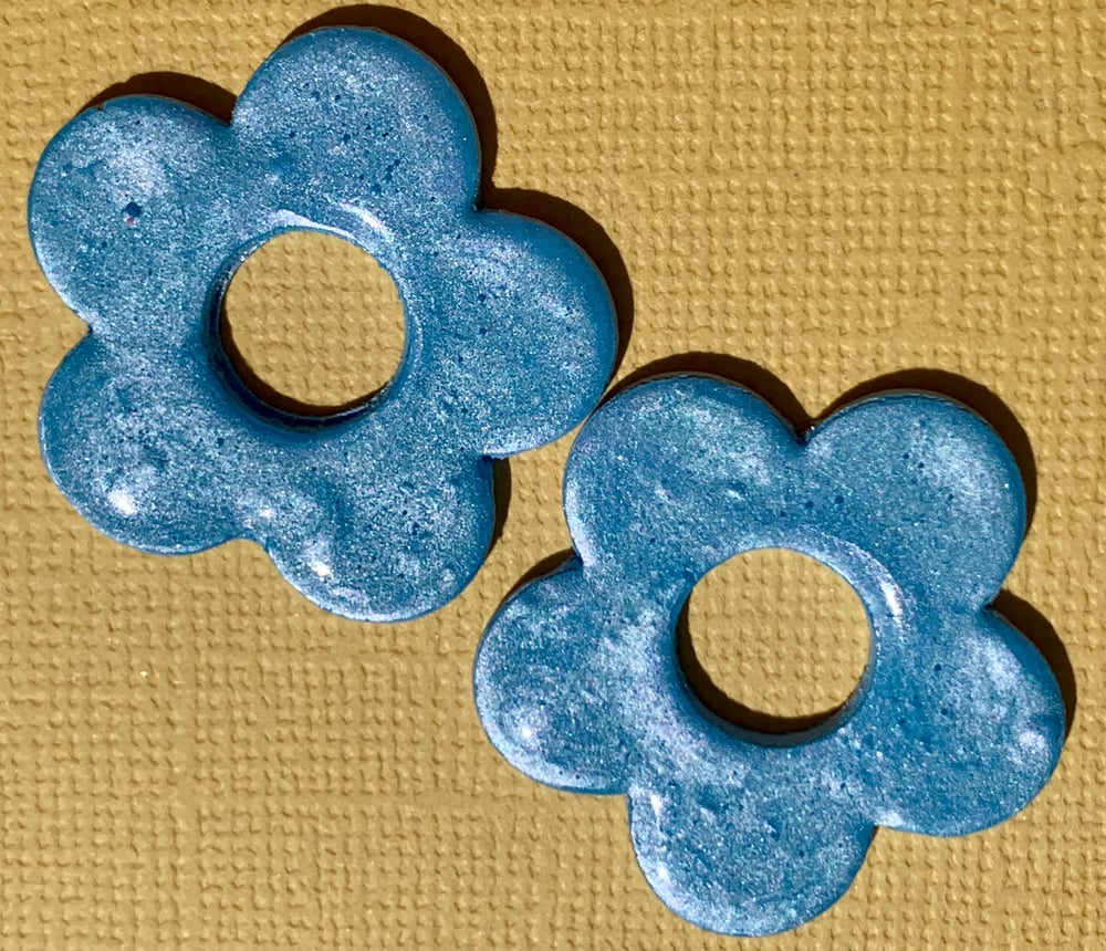 Image of Large Flower Hoops CHARMS