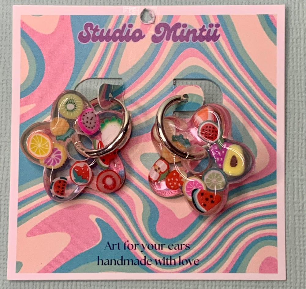 Image of Small Fruit Jelly Flower Hoops