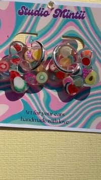 Image 2 of Small Fruit Jelly Flower Hoops