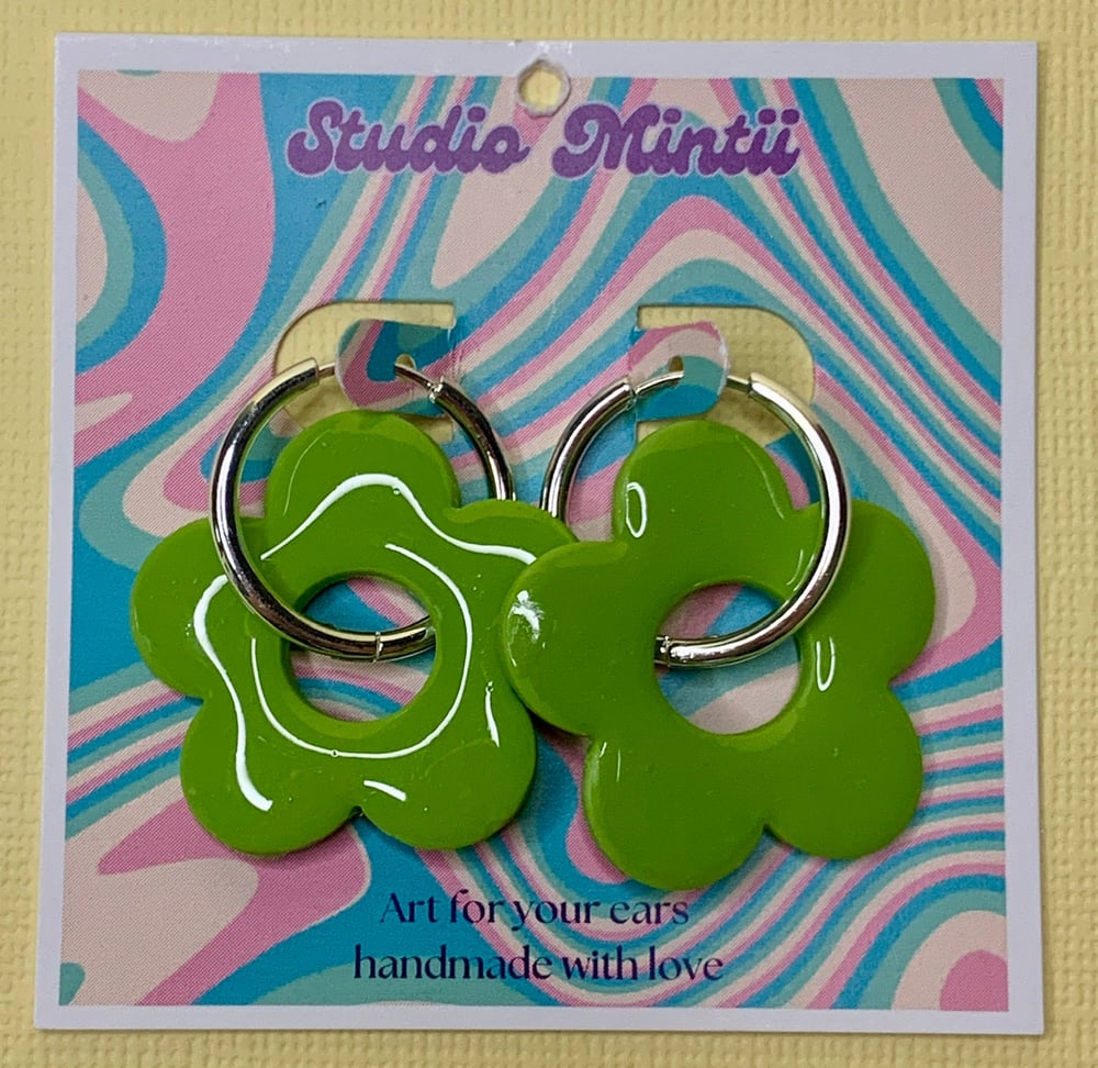 Image of BRAT Flower Hoops