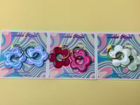 Image 1 of Large Flower Hoops