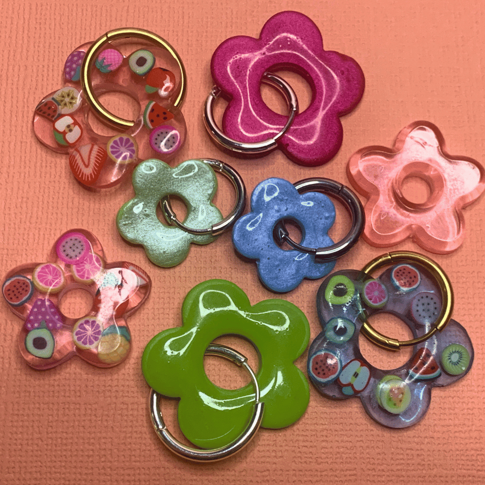Image of Small Fruit Jelly Flower Hoops