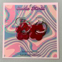 Image 2 of Small Flower Hoops