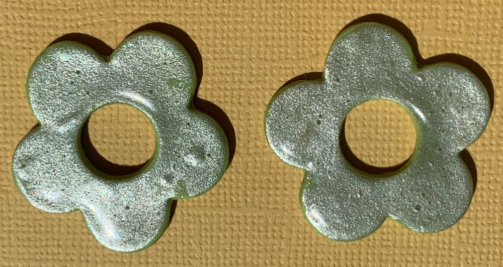 Image of Large Flower Hoops CHARMS