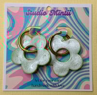 Image 2 of Large Flower Hoops