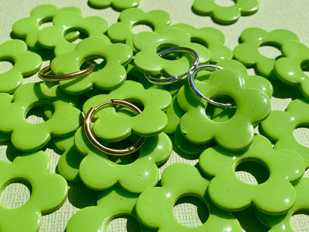 Image of BRAT Flower Hoops