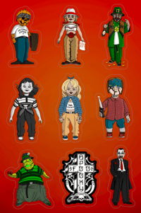 Halloween Homies "Sticker Sheet"