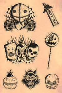 Trick 'r' Treat "Sticker Sheet"