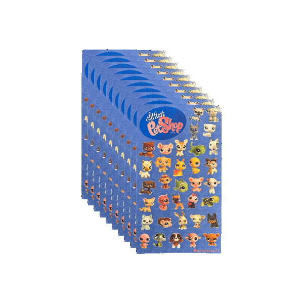 Boîte Littlest Pet Shop Vintage Kenner – Zoo Dierentuin Avec Stickers