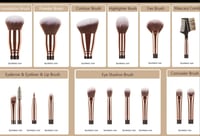 Image 3 of "Luxury 15-Piece Makeup Brush Set with Sleek Storage Case - Perfect for Professionals and Beginners!