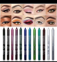 Image 2 of Multi-color waterproof Eye Pencil set of 5 for eye Makeup 