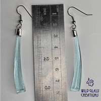 Image 4 of Recycled Glass Dangly Earrings