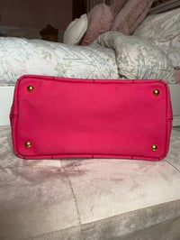 Image 10 of Prada Canapa Small Pink Tote Bag