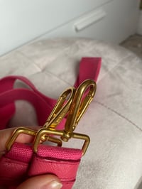 Image 22 of Prada Canapa Small Pink Tote Bag