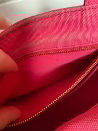 Image 20 of Prada Canapa Small Pink Tote Bag