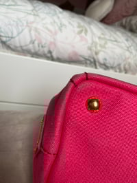 Image 11 of Prada Canapa Small Pink Tote Bag