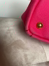 Image 13 of Prada Canapa Small Pink Tote Bag