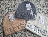 Embroidered L beanie