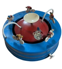 Image 1 of Table roulette in the form of a merry-go-round dating from the 1930s.
