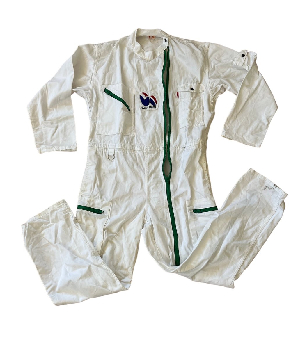 Mid 80s Tour de France workshop suit for mechanics