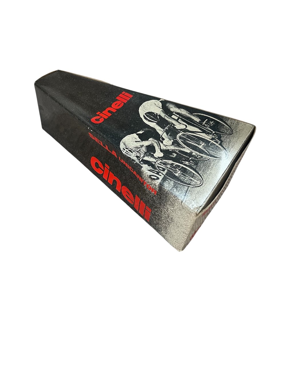 Original 1980s Cinelli empty box for Unicanitor saddle