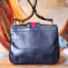 Image of  Vtg. Gucci Blue Leather Shoulder Bag 