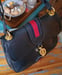 Image of  Vtg. Gucci Blue Leather Shoulder Bag 