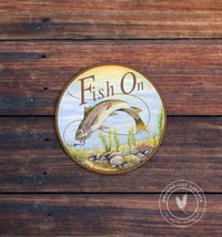 Image 1 of Fish On | Vinyl Sticker